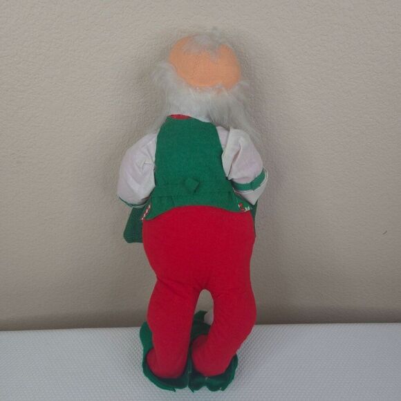 Vintage 80s Annalee Santa Claus Gift Bag Figure 20" Christmas - Picture 7 of 7